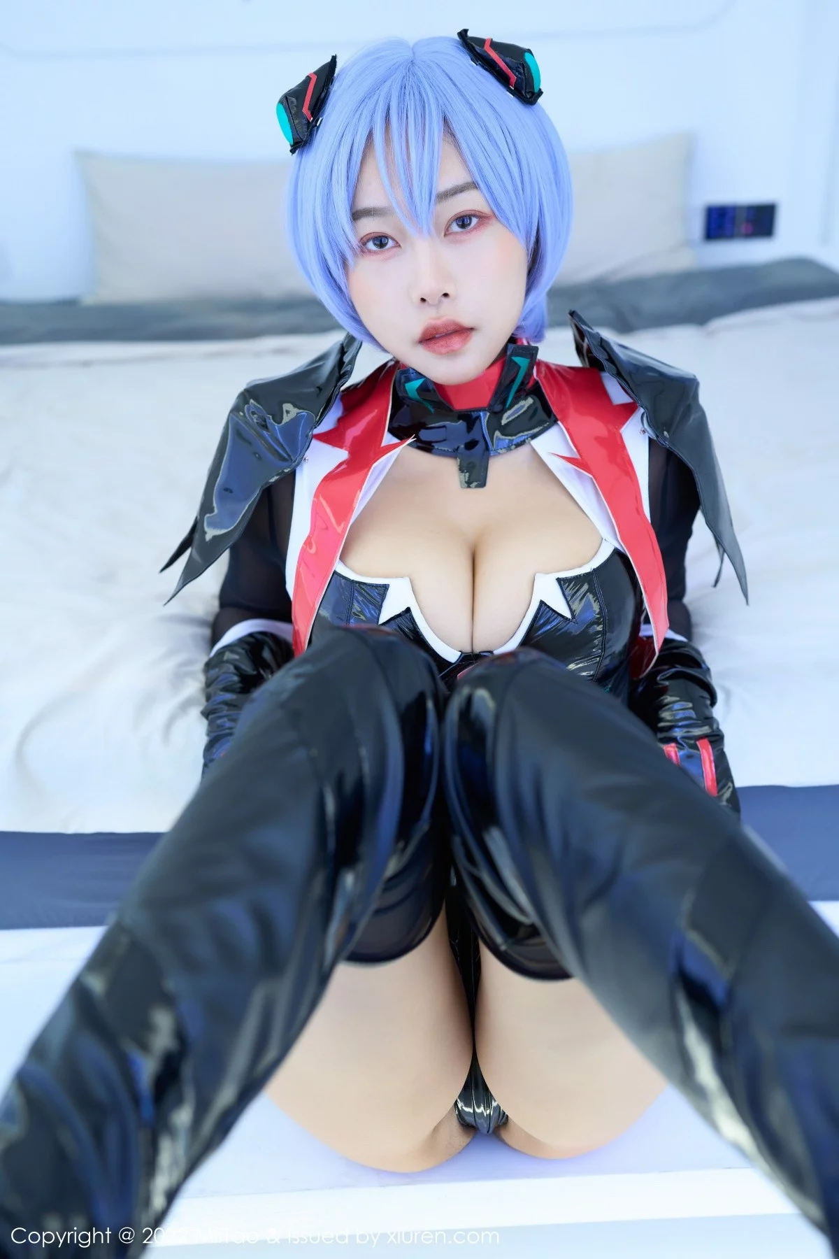 Xrmnw.Com[MiiTao蜜桃社]Vol.148_新人模特梦乃Mandy私房Cosplay主题低胸连体衣秀豪乳诱惑写真73P