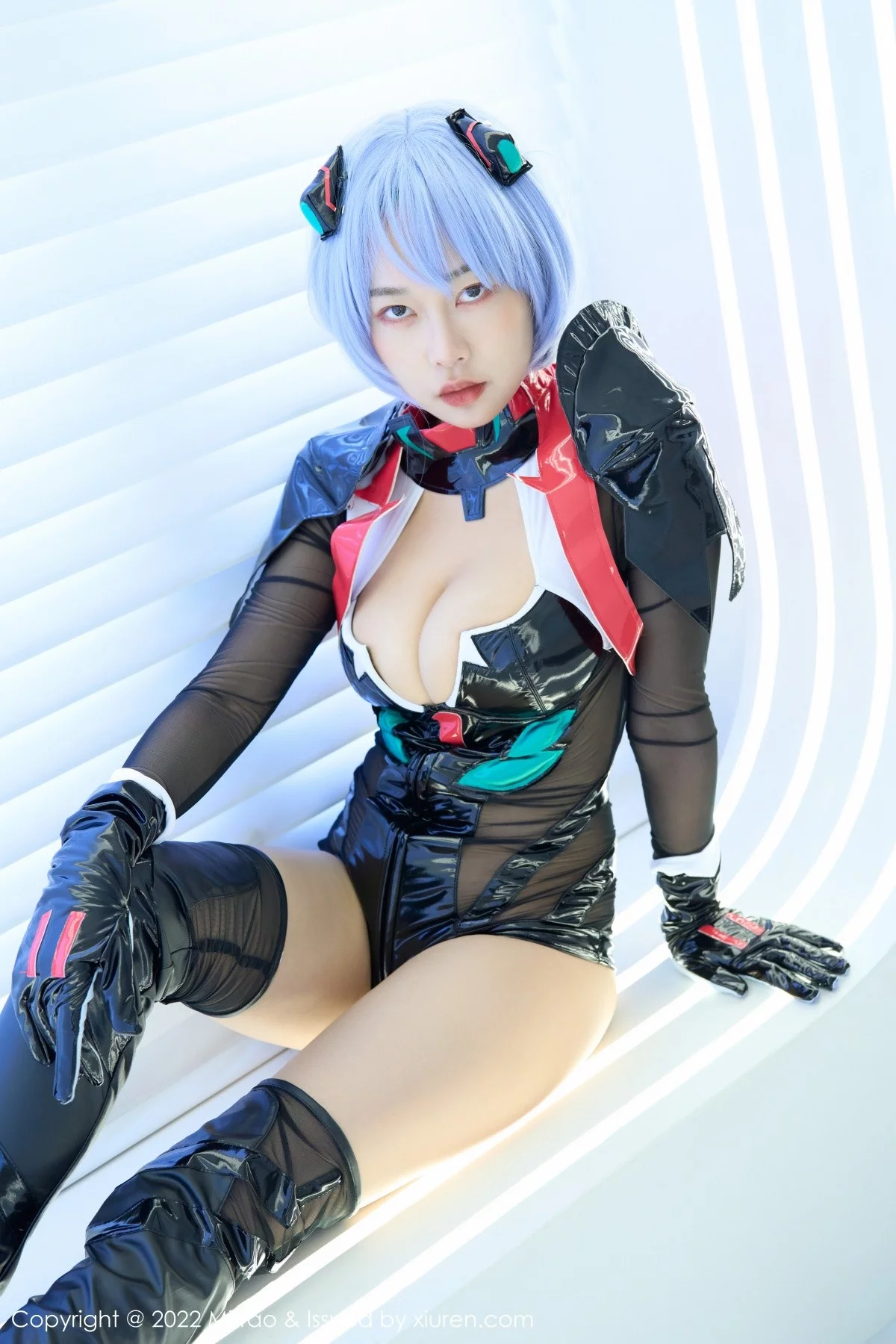 Xrmnw.Com[MiiTao蜜桃社]Vol.148_新人模特梦乃Mandy私房Cosplay主题低胸连体衣秀豪乳诱惑写真73P